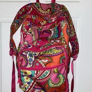 Large Vera Bradley Campus Backpack